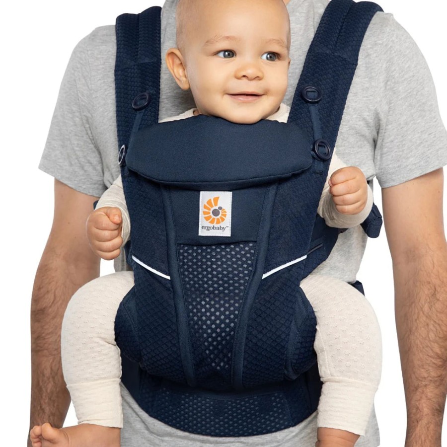 Going Places Ergobaby Travelling With Kids | Ergobaby Omni Breeze- Midnight Blue