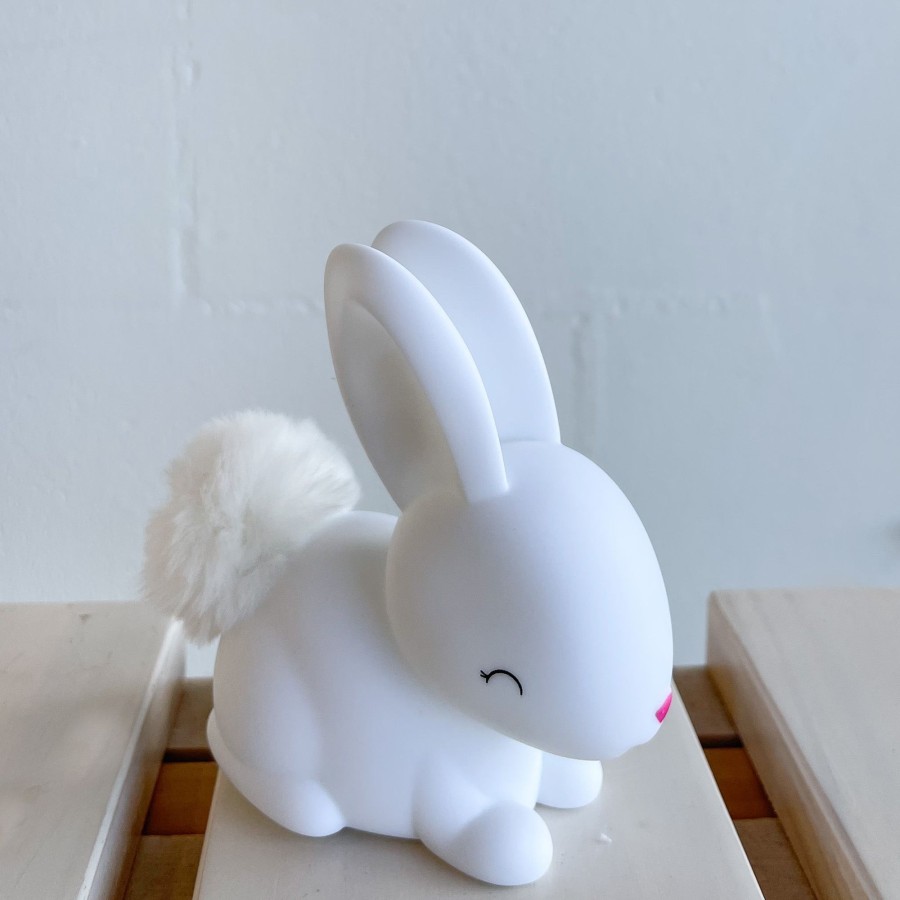 Books, Toys & Gifts Stellar Haus Stocking Fillers | Stellar Haus White Baby Bunny Mini Light