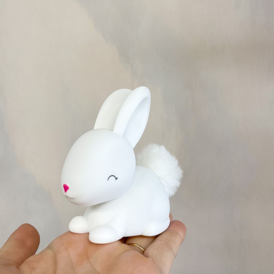 Books, Toys & Gifts Stellar Haus Stocking Fillers | Stellar Haus White Baby Bunny Mini Light