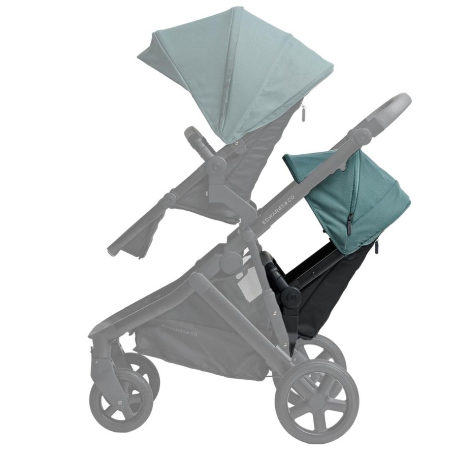 Going Places Edwards & Co Single Strollers | Edwards & Co Olive 2Nd Seat - Sage Green