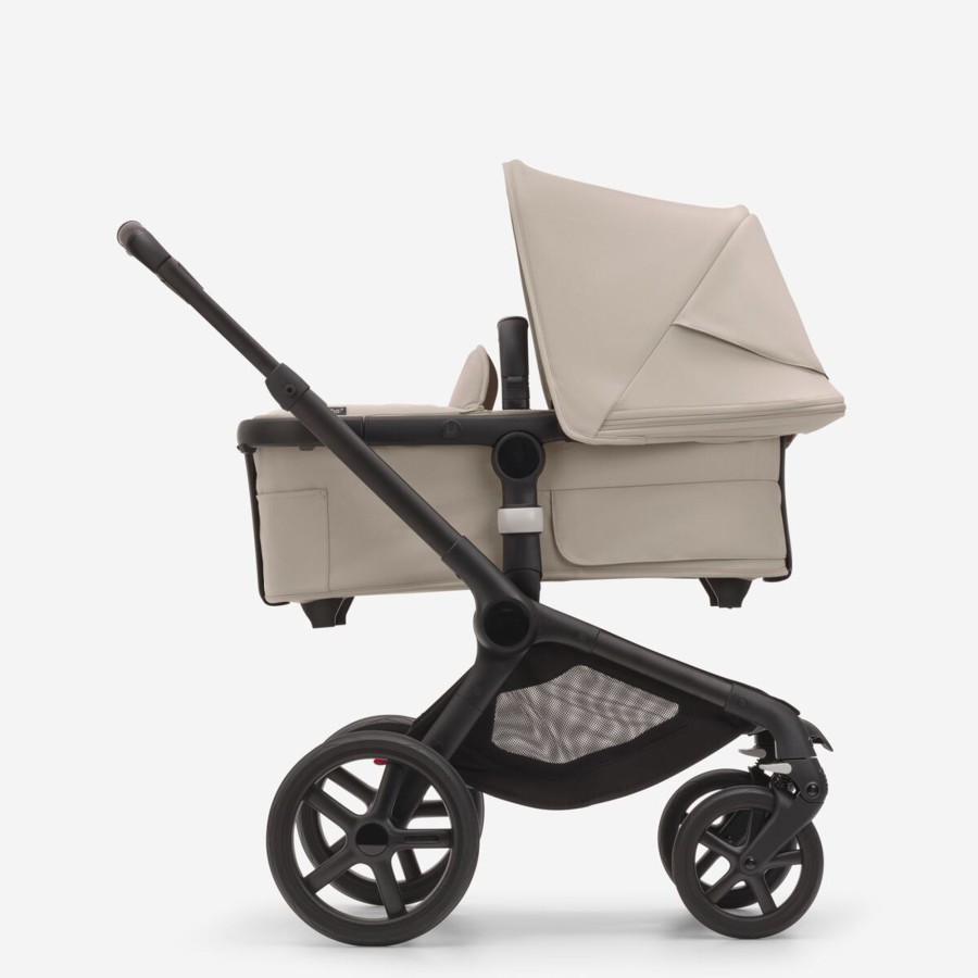 Going Places Bugaboo Bugaboo | Bugaboo Fox 5 Complete Stroller - Black Base With Desert Taupe Fabric