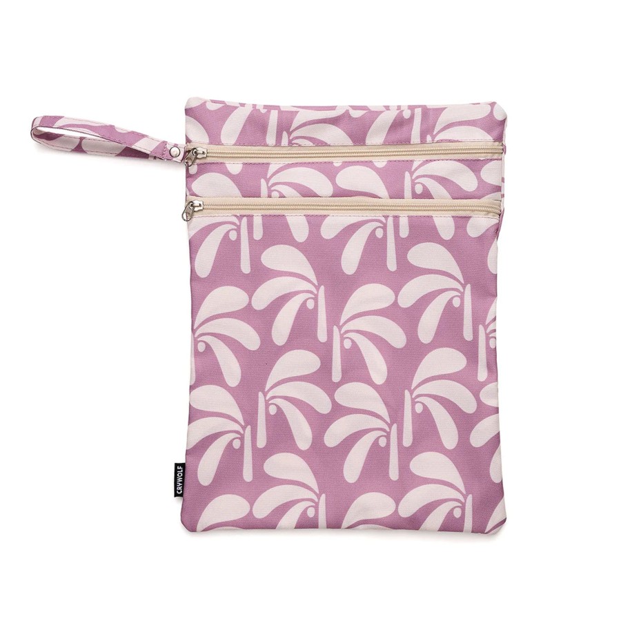 Going Places Crywolf Bags | Crywolf Wet Bag - Lilac Palms