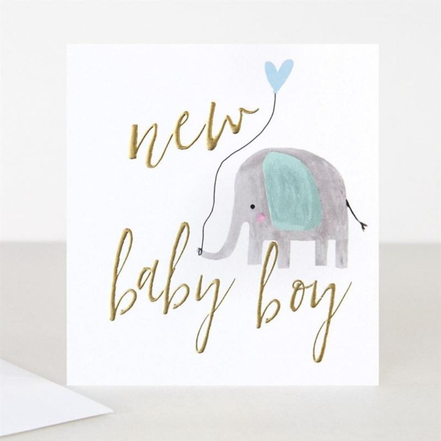 Books, Toys & Gifts Live Wires New Zealand LTD Cards | Caroline Gardner - New Baby Boy - Baby Card