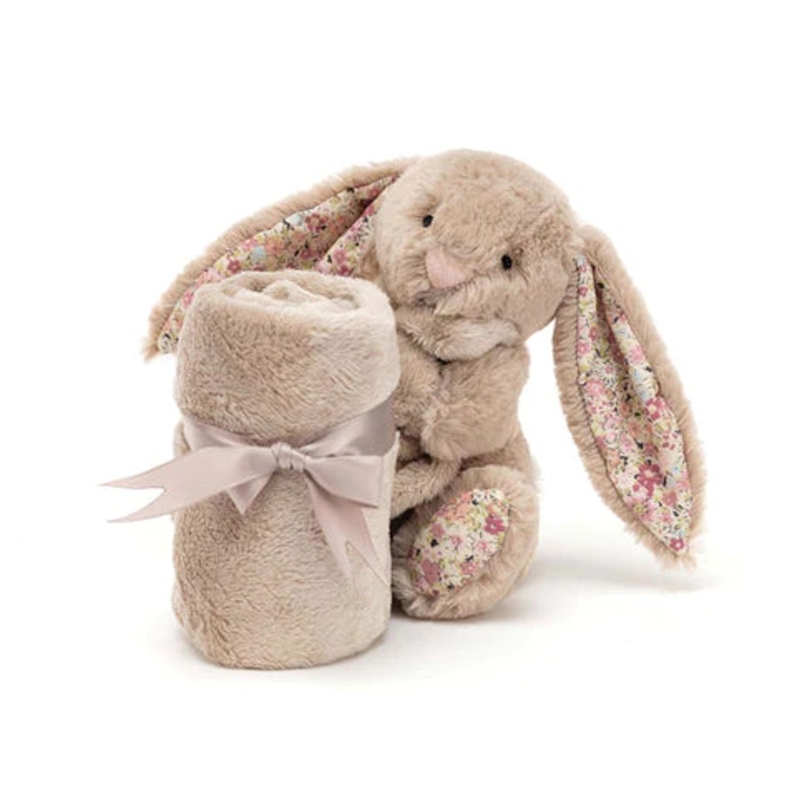 Books, Toys & Gifts Jellycat Comfort Toys | Jellycat Blossom Bea Beige Bunny Soother