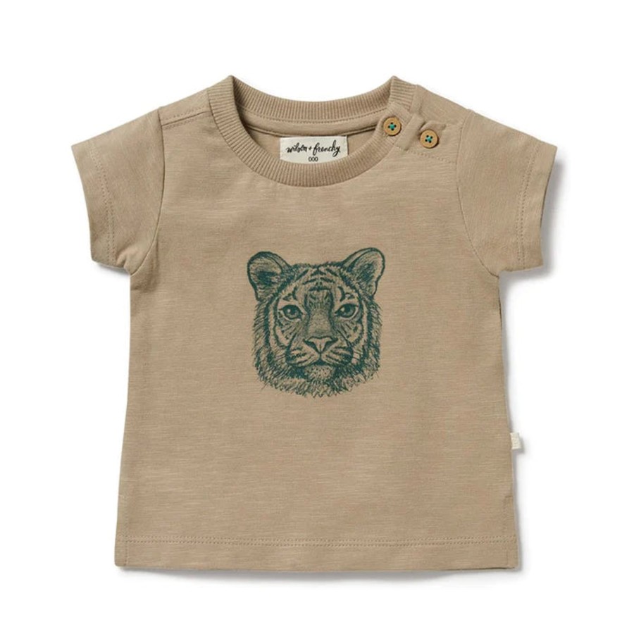 Books, Toys & Gifts Wilson & Frenchy Something To Wear | Wilson & Frenchy Organic Tee - Leo Lion