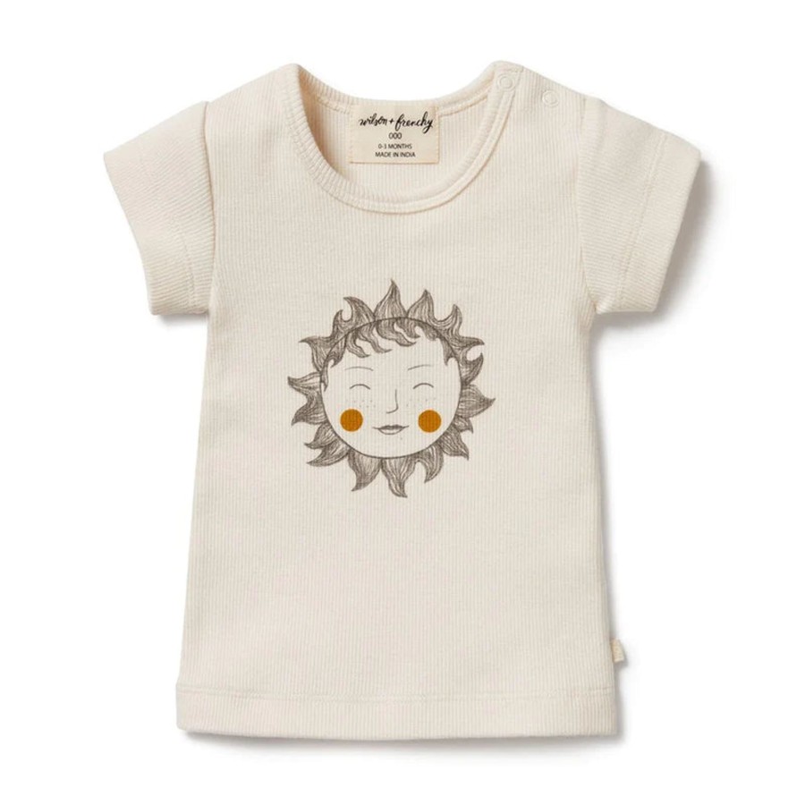 Babies Wilson & Frenchy Gender-Neutral Clothes | Wilson & Frenchy Organic Tee - Shine On Me