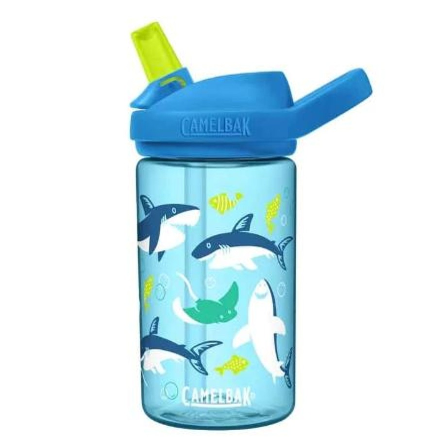 Books, Toys & Gifts Camelbak Stocking Fillers | Camelbak Eddy+ With Tritan Renew Kids Bottle - 0.4L- Sharks And Rays