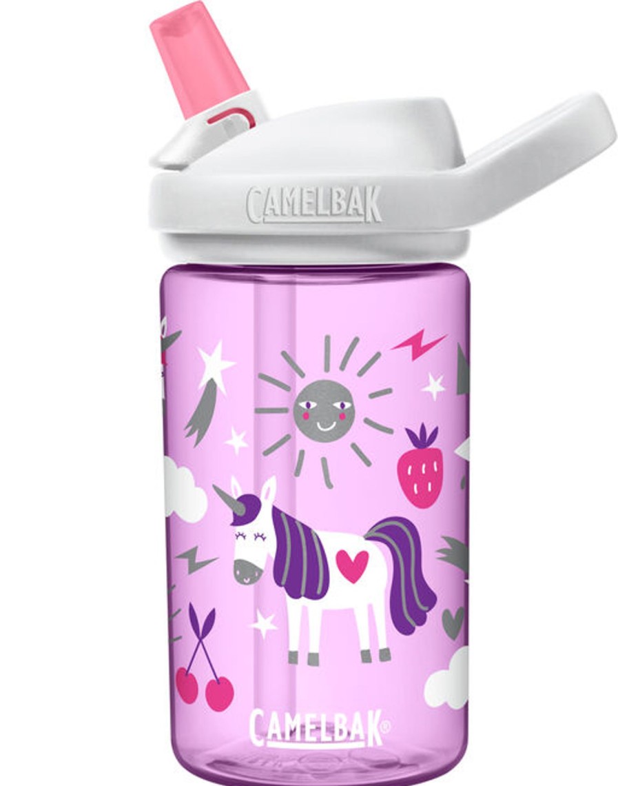 Babies Camelbak Drink Bottles | Camelbak Eddy+ With Tritan Renew Kids Bottle - 0.4L- Unicorn Party