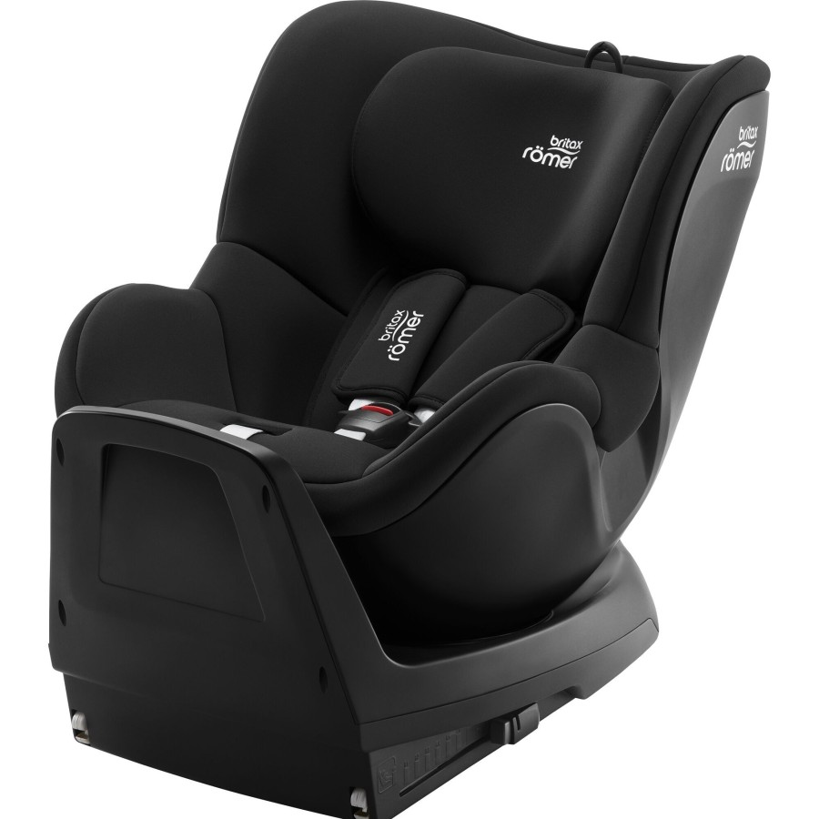 Going Places Britax Car Seats For Preschoolers | Britax Dualfix + 360 Rotating Seat - Space Black