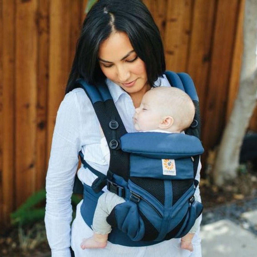 Going Places Ergobaby Travelling With Kids | Ergobaby Omni 360 Carrier Cool Air Mesh - Raven