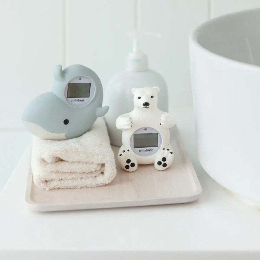 Books, Toys & Gifts Mininor Bath Toys | Mininor Bath Toy Thermometer Polar Bear