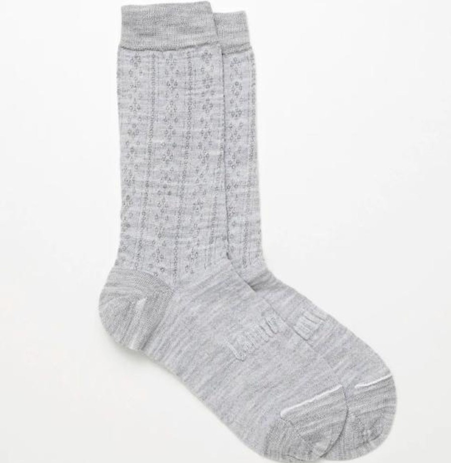 Babies Lamington Gender-Neutral Clothes | Lamington Crew Merino Socks - Heron