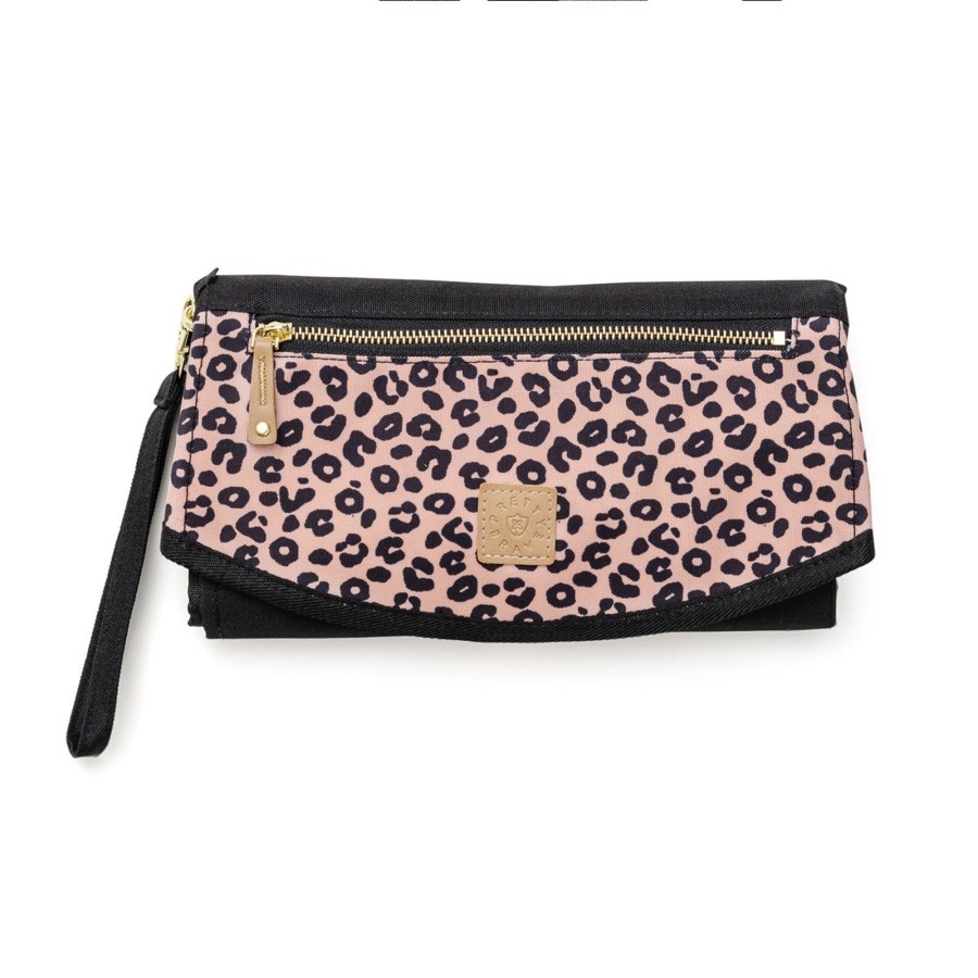 Babies Pretty Brave Nappy Bags | Pretty Brave 'The Roundabout' Change Mat / Clutch - Leopard