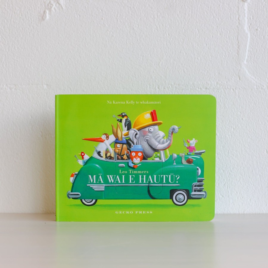 Books, Toys & Gifts Gecko Press Something You Want | Ma Wai E Hautu? (Who'S Driving?) Board Book