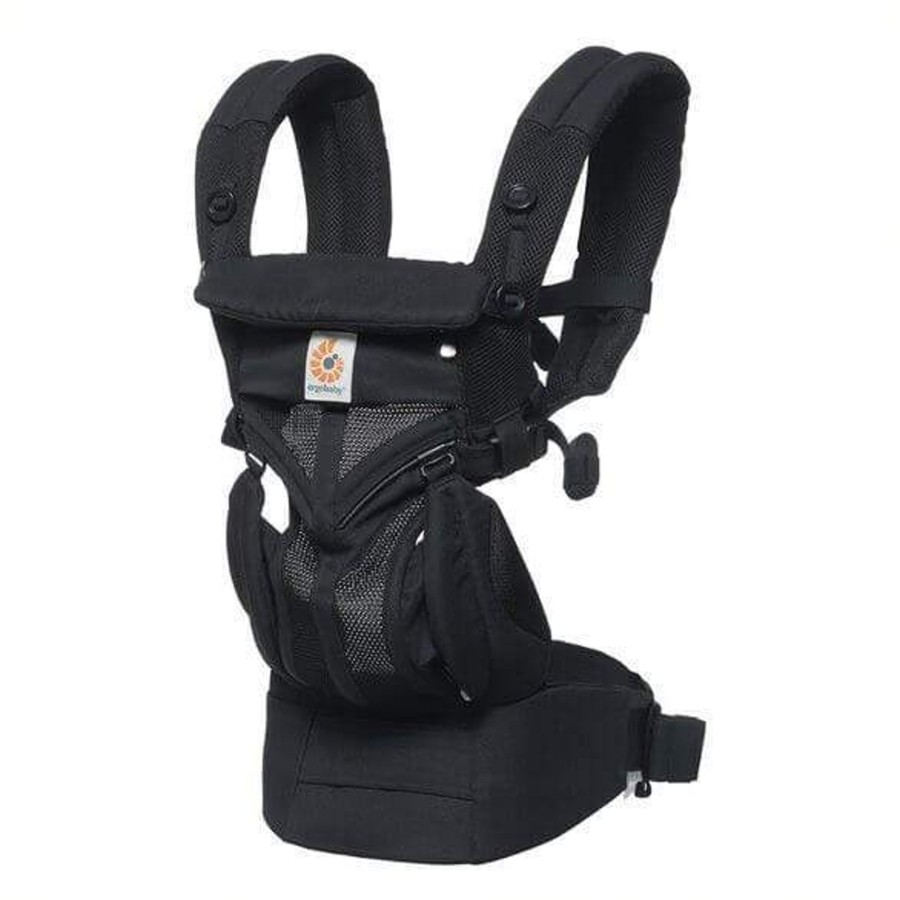 Going Places Ergobaby Travelling With Kids | Ergobaby Omni 360 Carrier Cool Air Mesh - Onyx Black