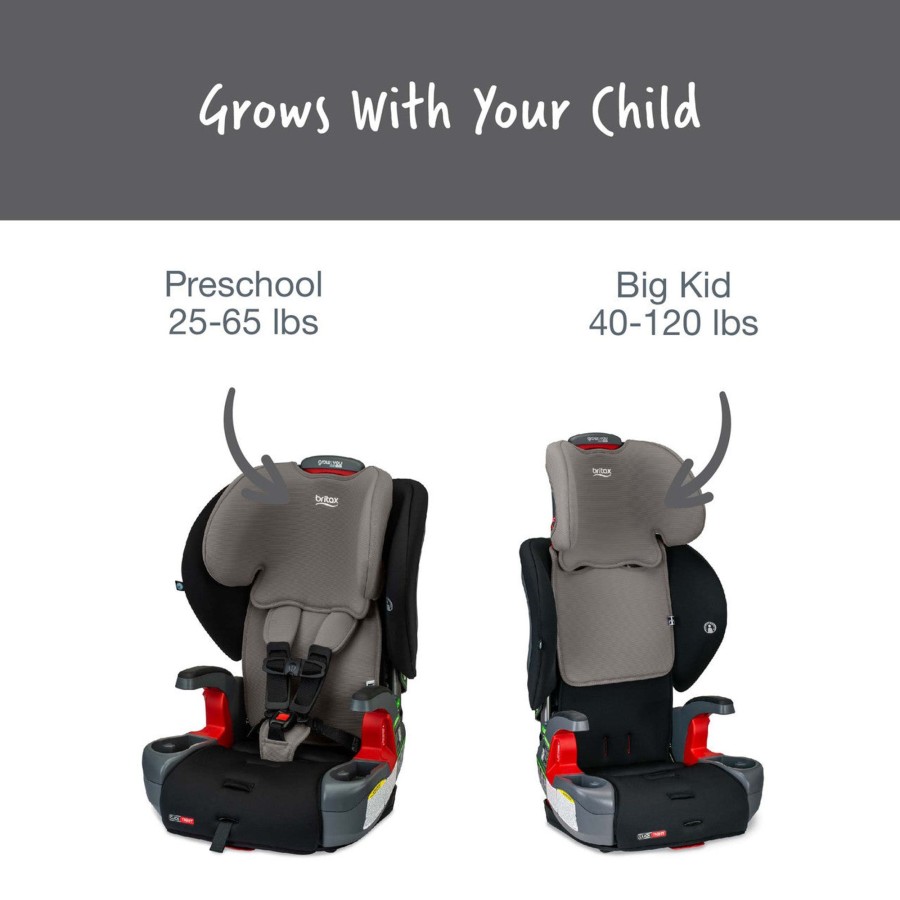 Going Places Britax Car Seats For Preschoolers | Britax Grow With You Clicktight - Gray Contour