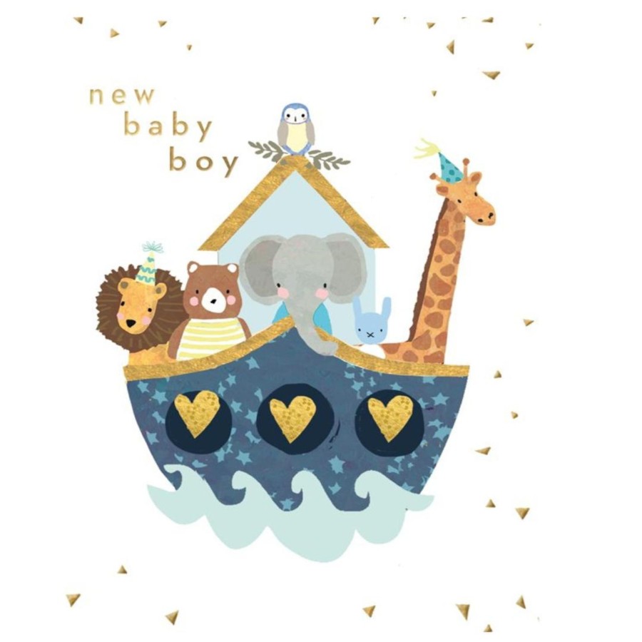 Books, Toys & Gifts Live Wires New Zealand LTD Cards | New Baby Boy - Sailing - Baby Card