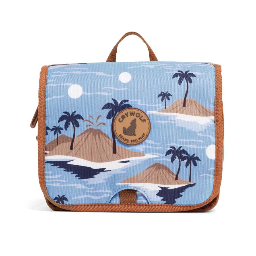 Going Places Crywolf Bags | Crywolf Cosmetic Bag - Blue Lost Island