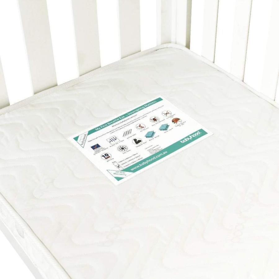 Babys Room Babyhood Furniture | Babyhood My First Breathe Eze Innerspring Mattress - For Fold N Go Cot