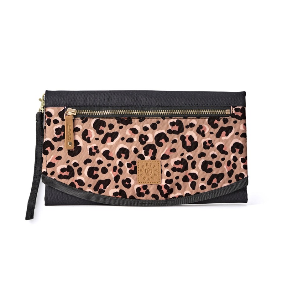 Books, Toys & Gifts Pretty Brave Gifts For Mums | Pretty Brave 'The Roundabout' Change Mat / Clutch - Blush Leopard