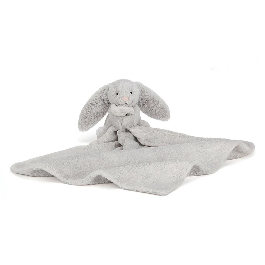 Books, Toys & Gifts Jellycat Stocking Fillers | Jellycat Bashful Silver Bunny Soother