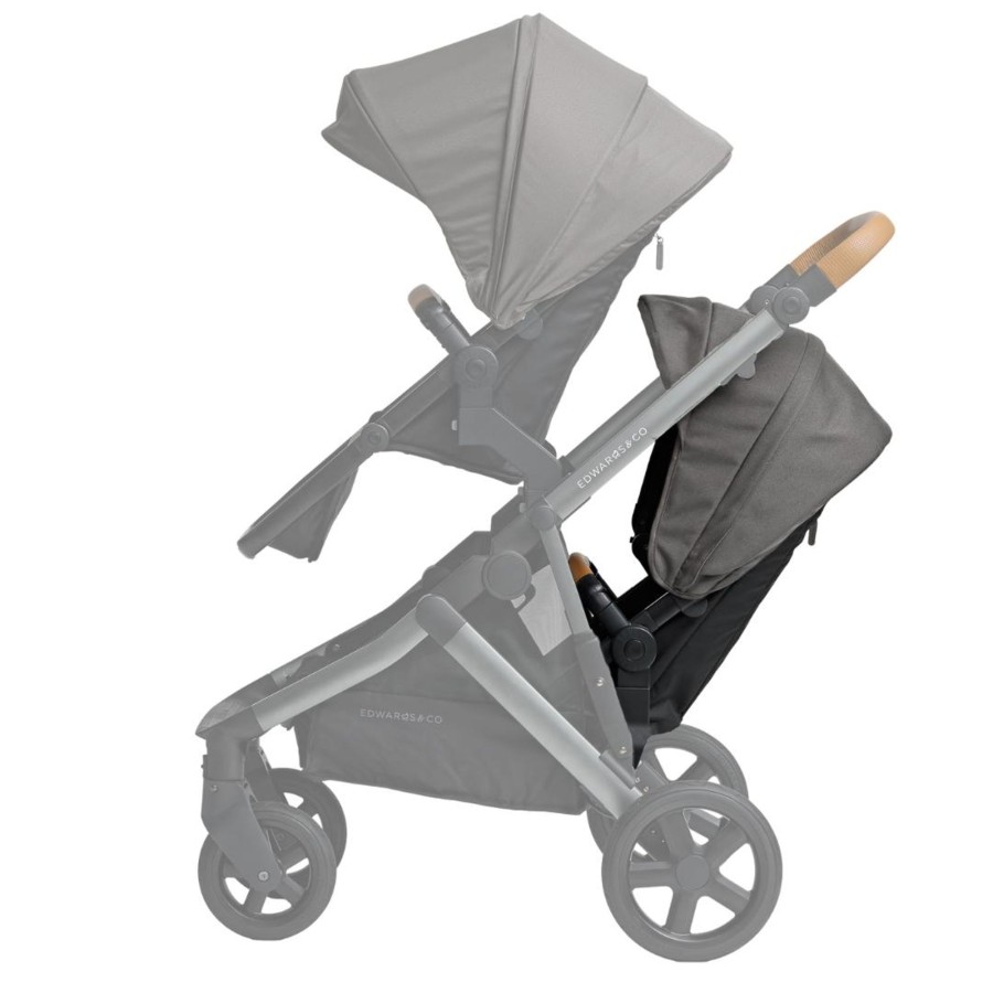 Going Places Edwards & Co Single Strollers | Edwards & Co Olive 2Nd Seat - Ochre Grey (Limited Edition)