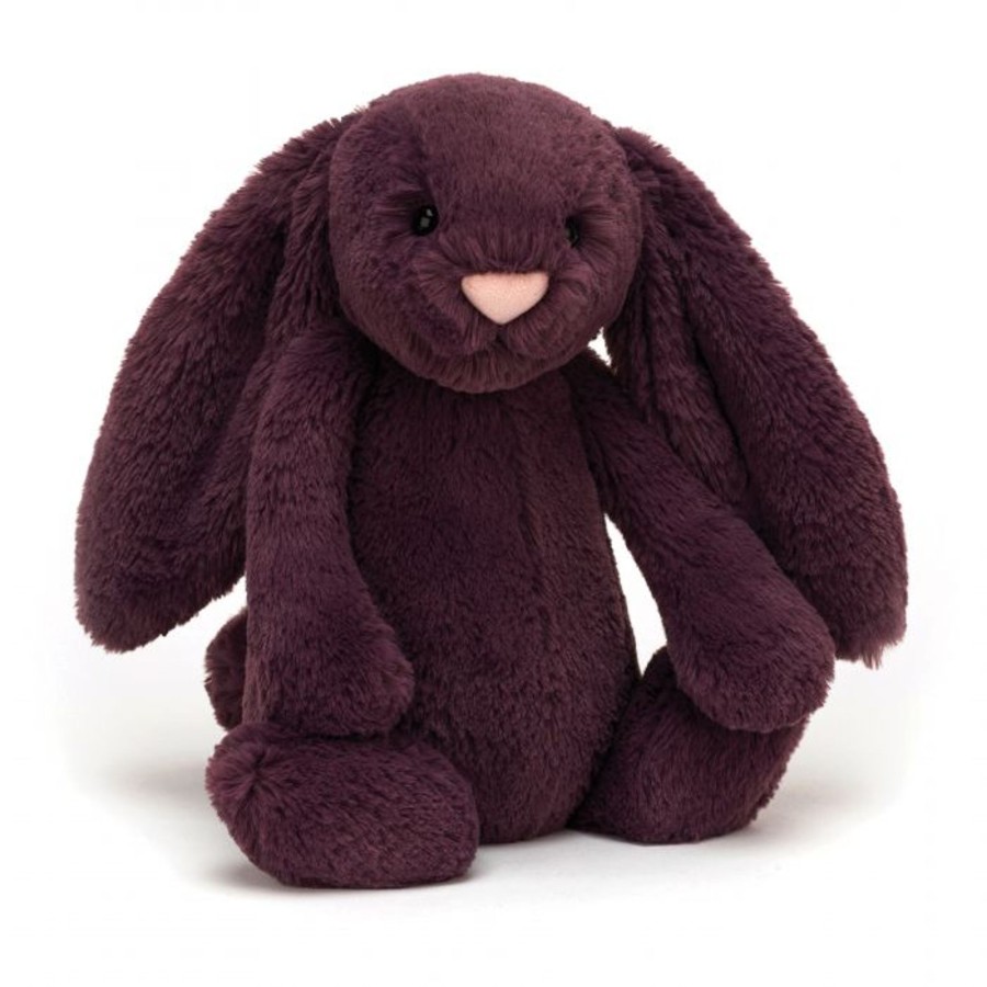 Books, Toys & Gifts Jellycat Soft Toys | Jellycat Bashful Plum Bunny Medium - Purple