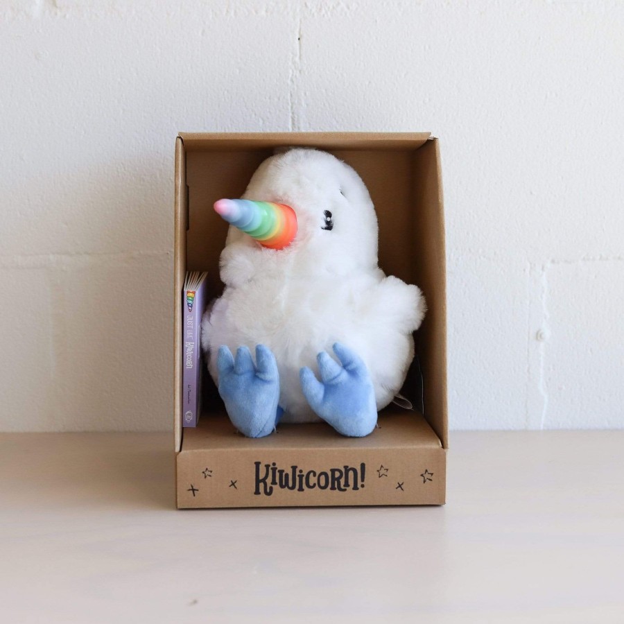 Books, Toys & Gifts Kuwi & Friends New Zealand Gifts | Kiwicorn Plush Toy With Board Book