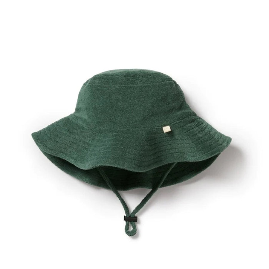 Babies Wilson & Frenchy Hats | Wilson & Frenchy Organic Terry Hat - Moss