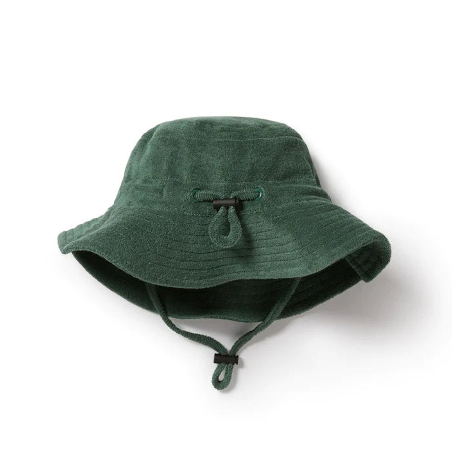 Babies Wilson & Frenchy Hats | Wilson & Frenchy Organic Terry Hat - Moss