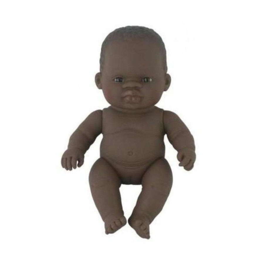 Books, Toys & Gifts Miniland 3Rd Birthday Gifts | Miniland Doll - Anatomically Correct Baby - 21Cm African Girl (Undressed)