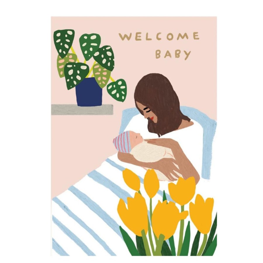 Books, Toys & Gifts Live Wires New Zealand LTD Cards | Roger La Borde Welcome Baby Card