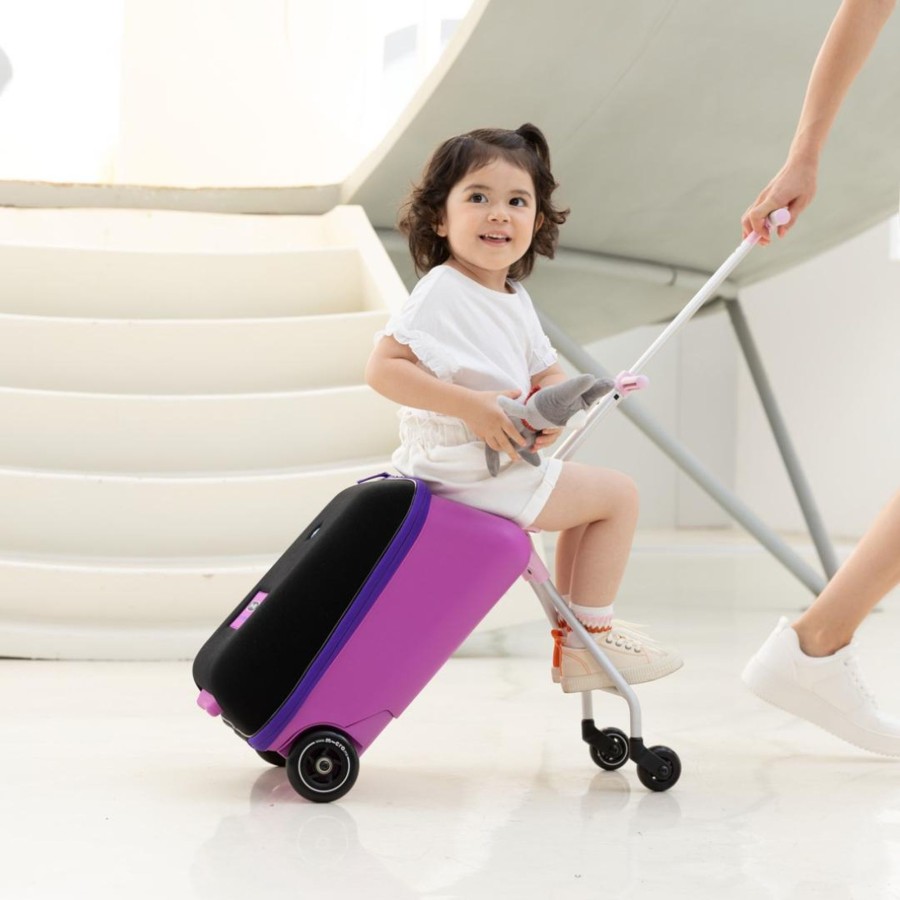 Going Places Micro Scooter Travelling With Kids | Micro Luggage Eazy - Violet