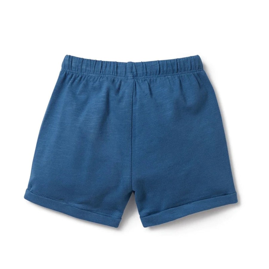 Books, Toys & Gifts Wilson & Frenchy Something To Wear | Wilson & Frenchy Organic Tie Front Short - Dark Blue