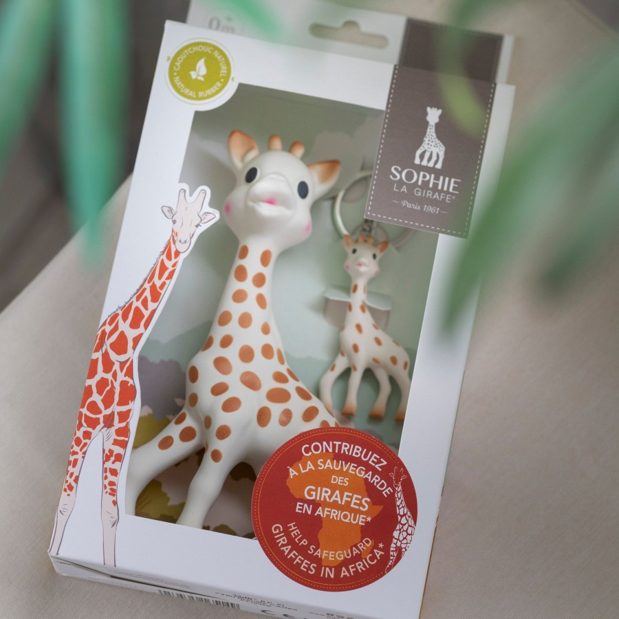 Books, Toys & Gifts Sophie the Giraffe Teether Toys | Sophie The Giraffe + Free Keyring