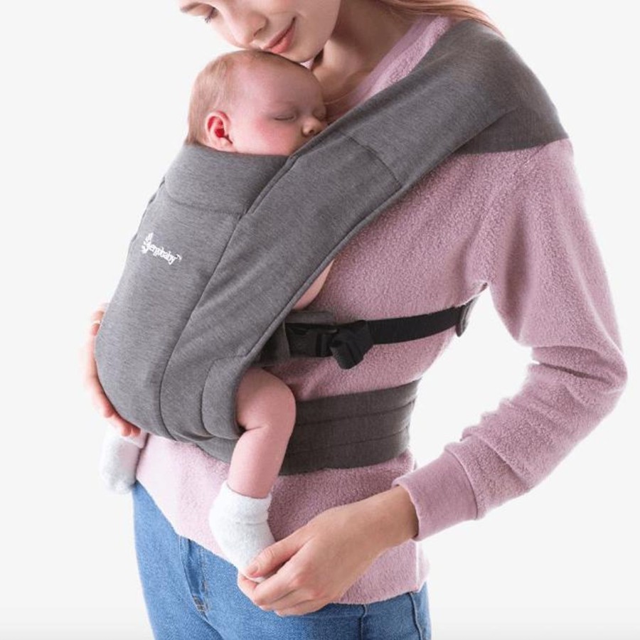 Going Places Ergobaby Travelling With Kids | Ergobaby Embrace Carrier - Heather Grey