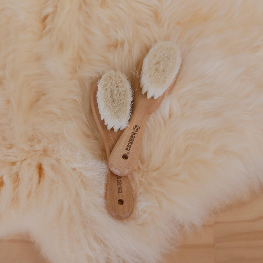 Books, Toys & Gifts Haakaa Baby Shower Gifts | Haakaa Goats Wool Baby Hair Brush