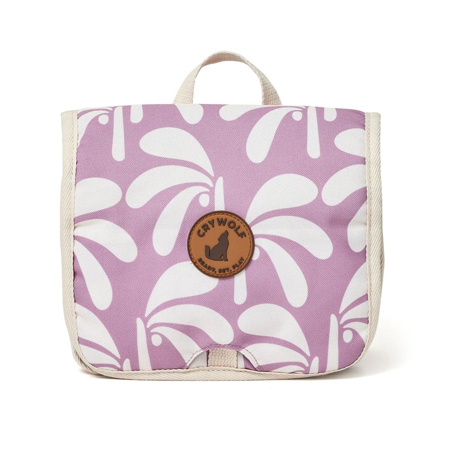 Going Places Crywolf Bags | Crywolf Cosmetic Bag - Lilac Palms