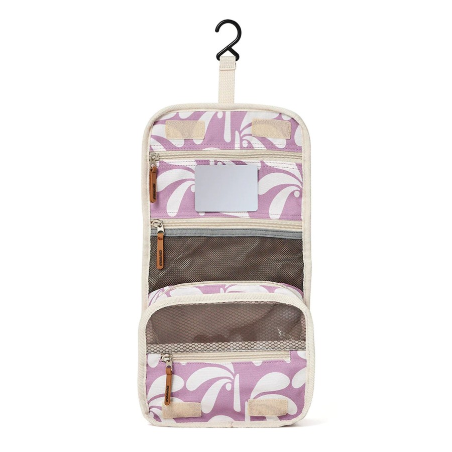 Going Places Crywolf Bags | Crywolf Cosmetic Bag - Lilac Palms