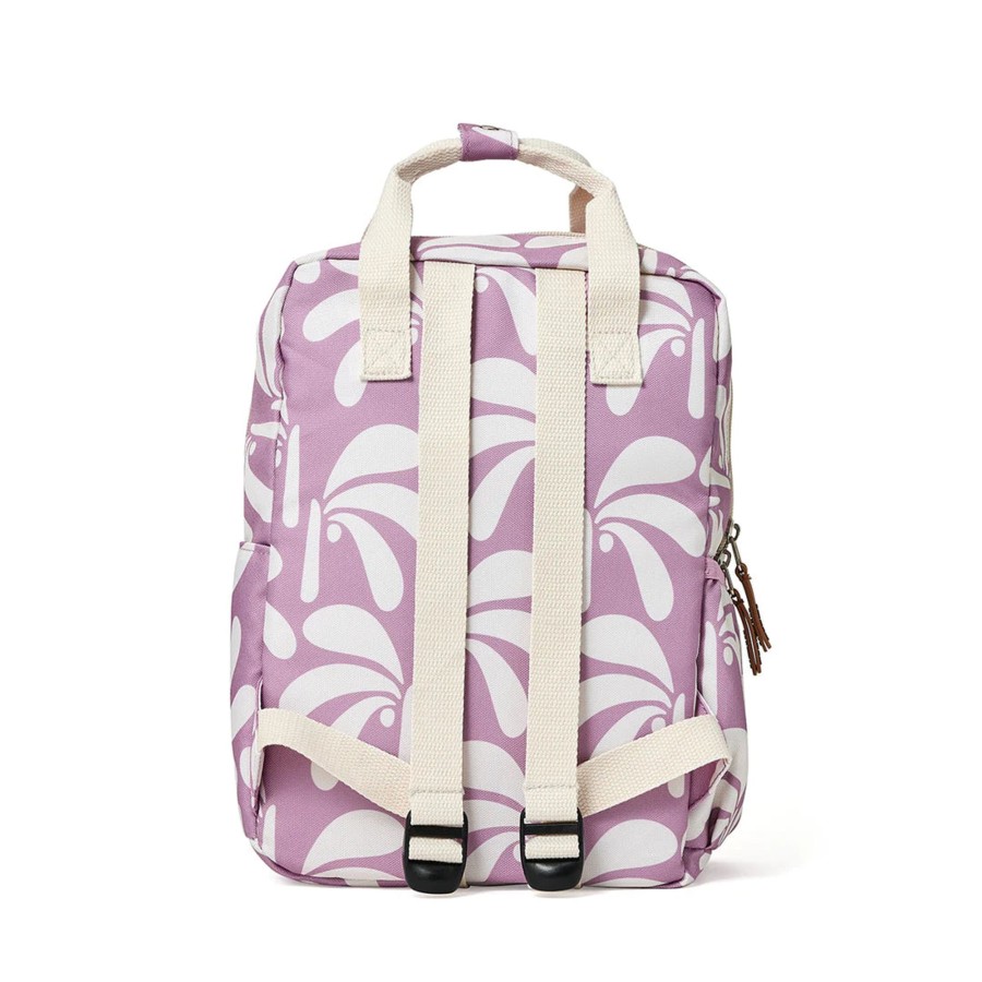 Babies Crywolf Wet Weather Gear | Crywolf Mini Children'S Backpack - Lilac Palms