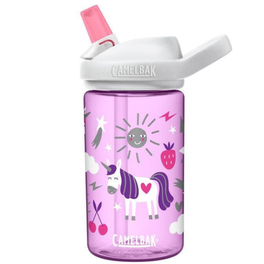 Babies Camelbak Bottles & Cups | Camelbak Eddy+ With Tritan Renew Kids Bottle - 0.4L- Unicorn Party