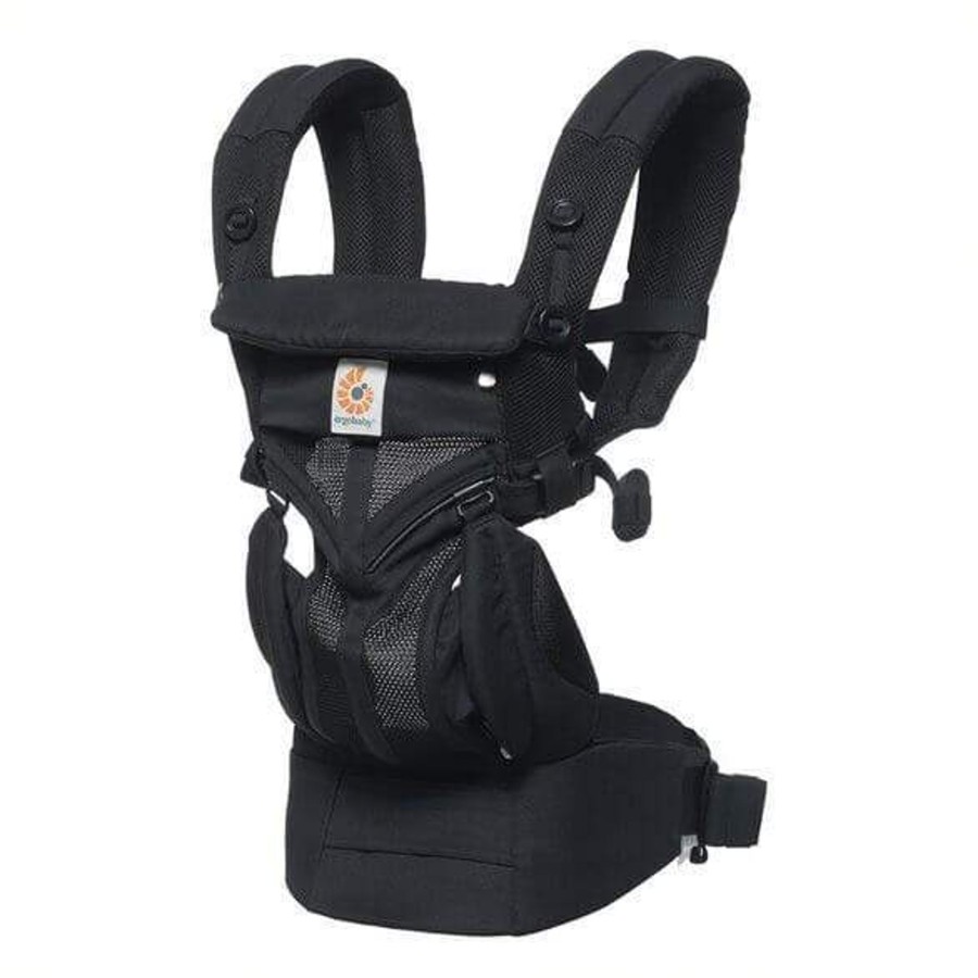 Going Places Ergobaby Baby Wearing | Ergobaby Omni 360 Carrier Cool Air Mesh - Onyx Black