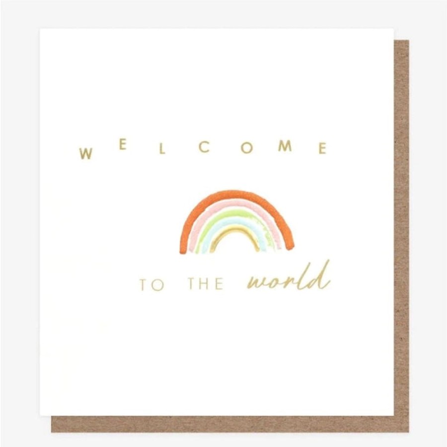 Books, Toys & Gifts Live Wires New Zealand LTD Cards | Caroline Gardner - Welcome To The World - Baby Card