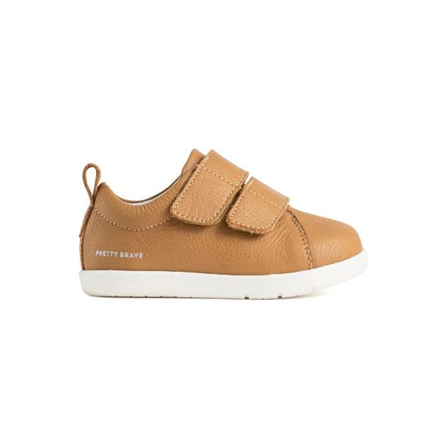 Babies Pretty Brave Shoes | Pretty Brave Brooklyn Walker - Tan