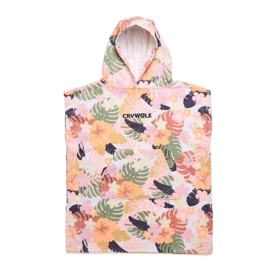 Babies Crywolf Towels & Washcloths | Crywolf Hooded Towel - Tropical Floral