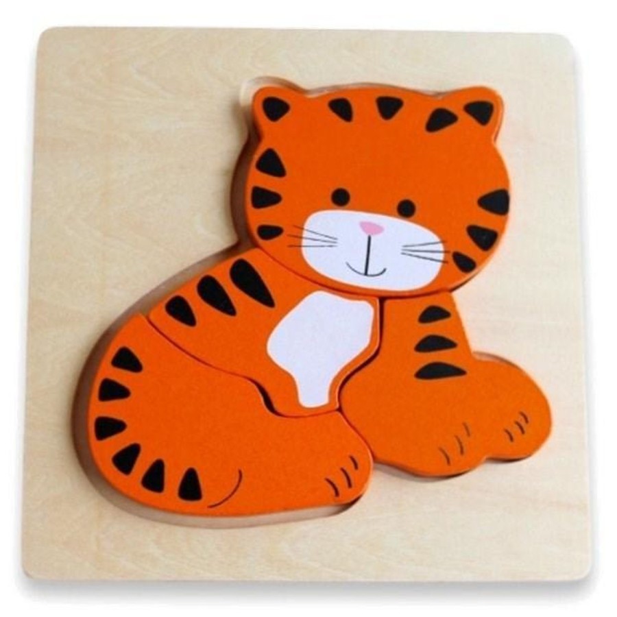 Books, Toys & Gifts Discoveroo Something You Want | Discoveroo Chunky Puzzle - Tiger