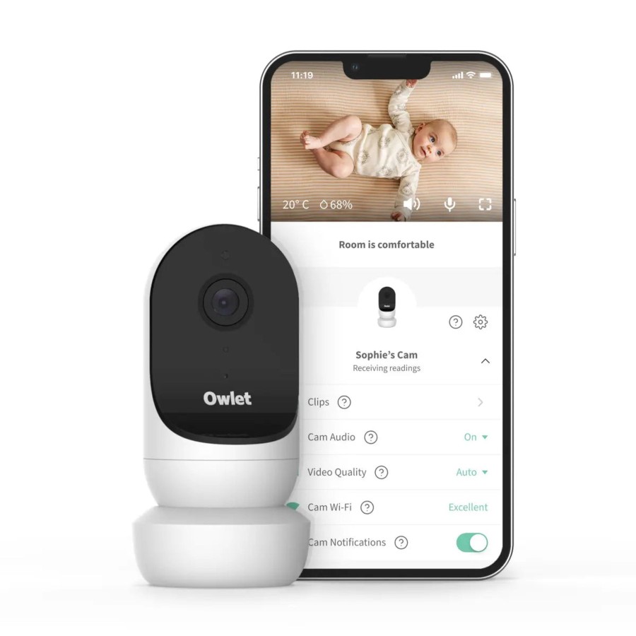 Babies Owlet Gadgets | Owlet Cam2 - White