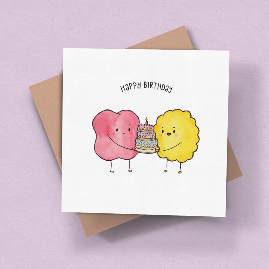 Books, Toys & Gifts The Kiss Co Cards | The Kiss Co Happy Birthday Card